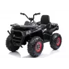 LEAN CARS XMX607 Elektrisches Quad für Kinder mit LED-Leuchten und MP3 - Schwarz