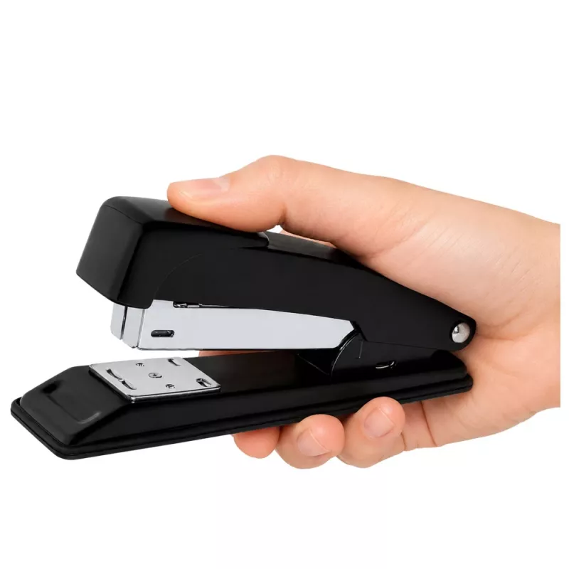 LEAN Classic Office School Hefter Schwarz Heftklammern 50mm 24/6 26/6