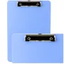 LEAN Klemmbrett Schreiblineal A4 Kunststoff Blau