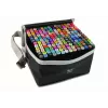 LEAN Doppelseitiges Marker-Set – 168 Teile, Alkoholbasis, Meißel- & Feinspitzen, verschiedene Farben