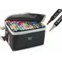 LEAN Doppelseitiges Marker-Set – 168 Teile, Alkoholbasis, Meißel- & Feinspitzen, verschiedene Farben