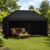 LEAN Express Garden Tent Catering Commercial Pavilion Black 3x6 M