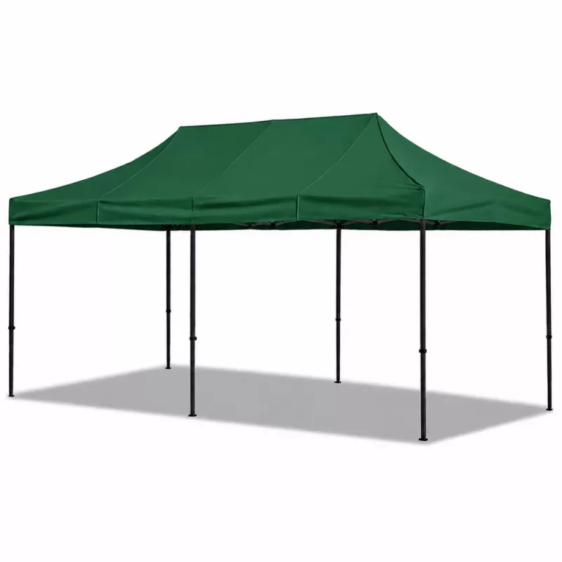 LEAN Express Gartenzelt Catering Gewerbepavillon Grün 3x6 M