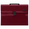 LEAN Folder Expanding File Folder 13 Fächer Burgunderrot A4