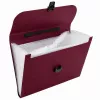 LEAN Folder Expanding File Folder 13 Fächer Burgunderrot A4