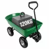LEAN Garten-Transportwagen mit abnehmbarer Kippmulde Grün 120 kg