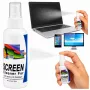 LEAN LCD LED TFT Computer Telefon Bildschirmreiniger 100 ml mit Mikrofasertuch
