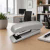 LEAN Metall-Bürohefter für bis zu 25 Blatt, 24/6 26/6 Klammern, grau