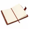LEAN Notizbuch Tagebuch Passwort-Notizbuch Öko-Leder Braun mit Ruder A5