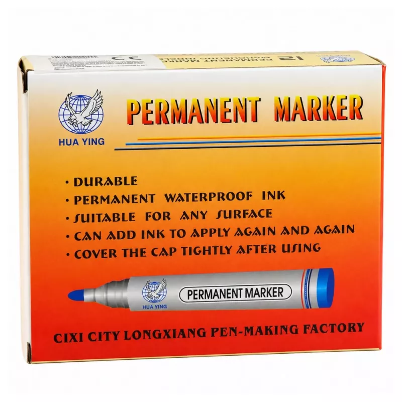 LEAN Permanentmarker wasserfest Spitze schwarz 1 Stück