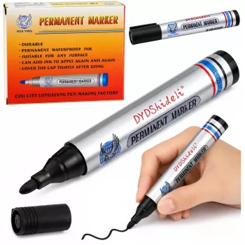 LEAN Permanentmarker wasserfest Spitze schwarz 1 Stück
