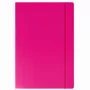 LEAN Pink Laminierter Kartonordner mit Gummiband A4+ 300 gsm