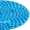 LEAN runde Akupressur-Fußmassagematte mit Noppen, blau, 33 cm