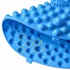 LEAN runde Akupressur-Fußmassagematte mit Noppen, blau, 33 cm