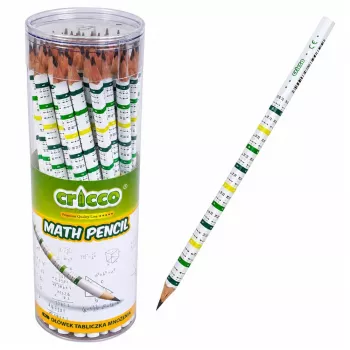 LEAN SCHOOL CRICCO Dreieckiger Bleistift mit Einmaleins-Tabelle HB