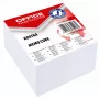 LEAN SCHOOL Weißer ungeleimter Notizwürfel 85x85x40 mm, 400 Blatt, 80 g/m²