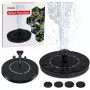 LEAN Solar-Gartenbrunnen für Teiche, 4 Düsen, 180 L/h
