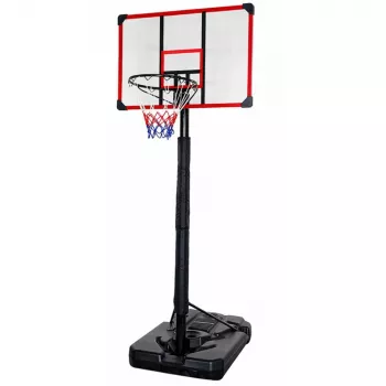 LEAN SPORT Basketballkorb Mobiler verstellbarer Ständer 200-305cm