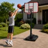 LEAN SPORT Basketballkorb Mobiler verstellbarer Ständer 200-305cm