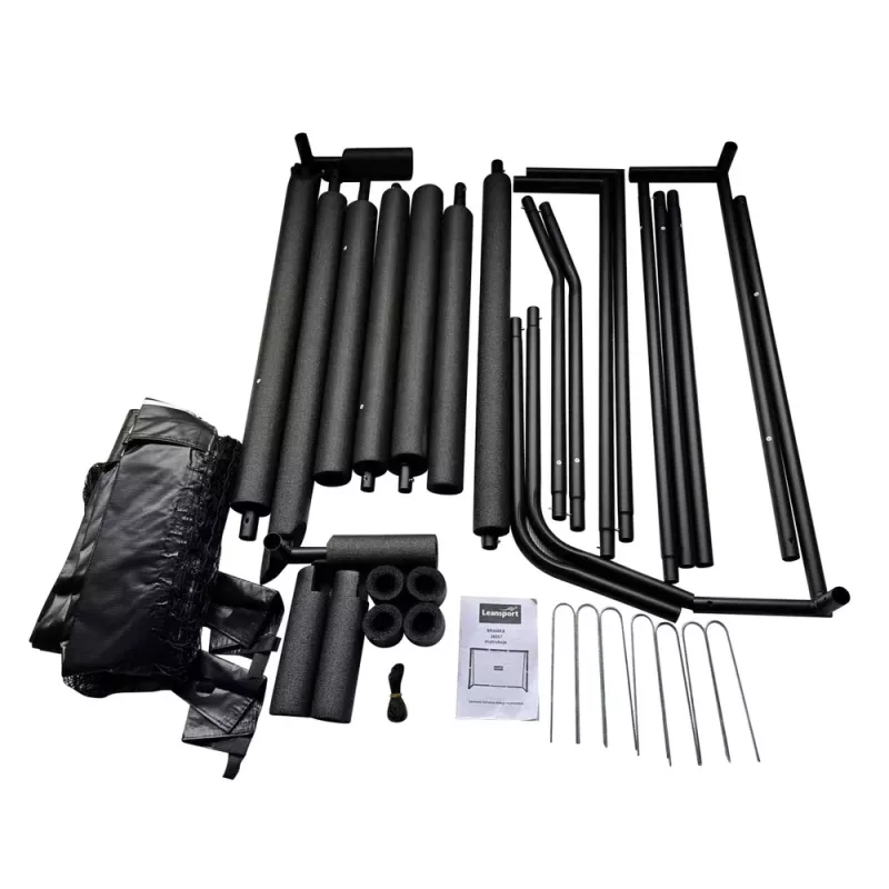 LEAN SPORT Tragbares Fußballtor für Kinder Metall 300×200×120cm