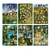 LEAN Sticker Book Dog Breeds Album of 800 Stickers Glossy Matte