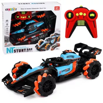 LEAN TOYS 1:14 4WD ferngesteuertes Stunt-Auto mit 360°-Rotation und LED-Leuchten