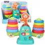 LEAN TOYS 23009 Interaktive Lernwaage Affe für Kleinkinder - 20 Blöcke, Geräusche & Melodien