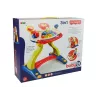 LEAN TOYS 3-in-1 Interaktiver Baby-Kinderwagen mit Lenkrad, Sound, Melodien und Tiermotiven