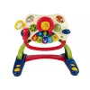 LEAN TOYS 3-in-1 Interaktiver Baby-Kinderwagen mit Lenkrad, Sound, Melodien und Tiermotiven