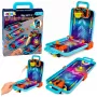 LEAN TOYS 3-in-1 Mini Arcade Game – Tragbarer Tisch-Basketball, Flipper & Bowling-Koffer (mehrfarbig)