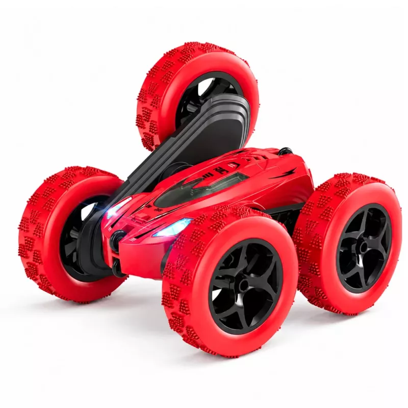 LEAN TOYS 360° Gesten-Fernbedienungs-RC-Stuntcar Rot