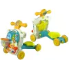 LEAN TOYS 4in1 Buggy-Lerntisch-Roller-Fahrrad für Babys Blau