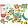 LEAN TOYS 4in1 Buggy-Lerntisch-Roller-Fahrrad für Babys Blau