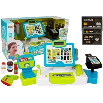 LEAN TOYS 7548 15,6 Zoll Touchscreen Registrierkasse mit Waage, Kartenleser, 58mm Thermodrucker und Android 7.1