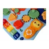 LEAN TOYS 7589 Interaktiver Schiebe-Lauflernwagen mit Tischpanel, 2-in-1 Baby-Lauflernwagen mit Lichtern, Geräuschen und Lernpanel