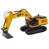 LEAN TOYS 9-Kanal 2,4 GHz RC Crawler-Bagger mit Sounds und LED-Leuchten, Maßstab 1:14