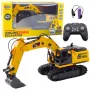 LEAN TOYS 9-Kanal 2,4 GHz RC Crawler-Bagger mit Sounds und LED-Leuchten, Maßstab 1:14
