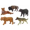 LEAN TOYS Afrikanische Waldtiere Figurenset Bär Tiger