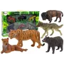 LEAN TOYS Afrikanische Waldtiere Figurenset Bär Tiger