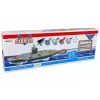 LEAN TOYS Flugzeugträger Jets 5 Stück Sound Licht