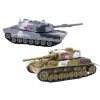 LEAN TOYS Aluminium-Panzer mit Reibungsantrieb, verschiedene Farben