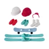 LEAN TOYS Anlily Kinderpuppe 4 Sport Ski-Zubehör
