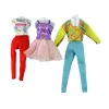 LEAN TOYS Anlily Kinderpuppe 4 Sport Ski-Zubehör