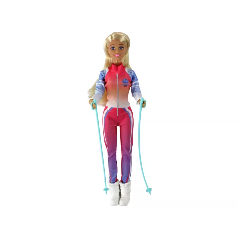 LEAN TOYS Anlily Kinderpuppe 4 Sport Ski-Zubehör