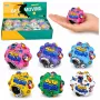 LEAN TOYS Anti-Stress-Schaumstoffball mit Noppen zum Hüpfen Kosmos 7 cm