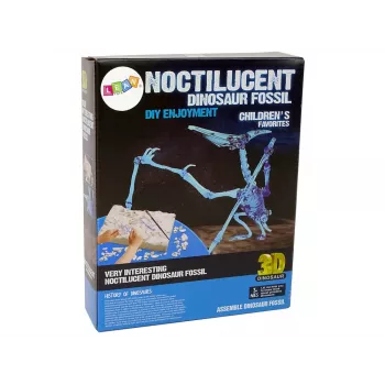 LEAN TOYS Archäologie-Ausgrabungsset Dinosaurierskelett Pteranodon 3D-Hologramm