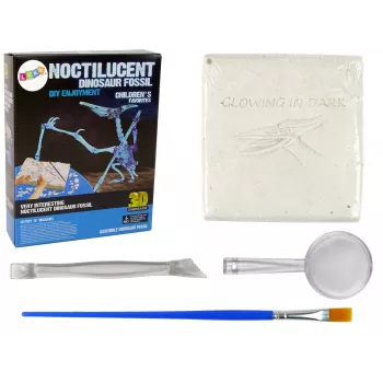 LEAN TOYS Archäologie-Ausgrabungsset Dinosaurierskelett Pteranodon 3D-Hologramm