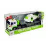 LEAN TOYS Auto Transporter auf Batterien 1:16 mit Helikopter
