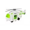 LEAN TOYS Auto Transporter auf Batterien 1:16 mit Helikopter