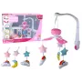 LEAN TOYS Babybett-Mobile Sky Sound Pink